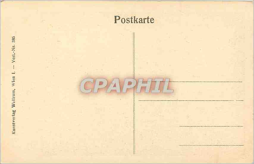 CPA L Cranoch Bildnisse dreler Madchen Museum la Wien  — Rückseite