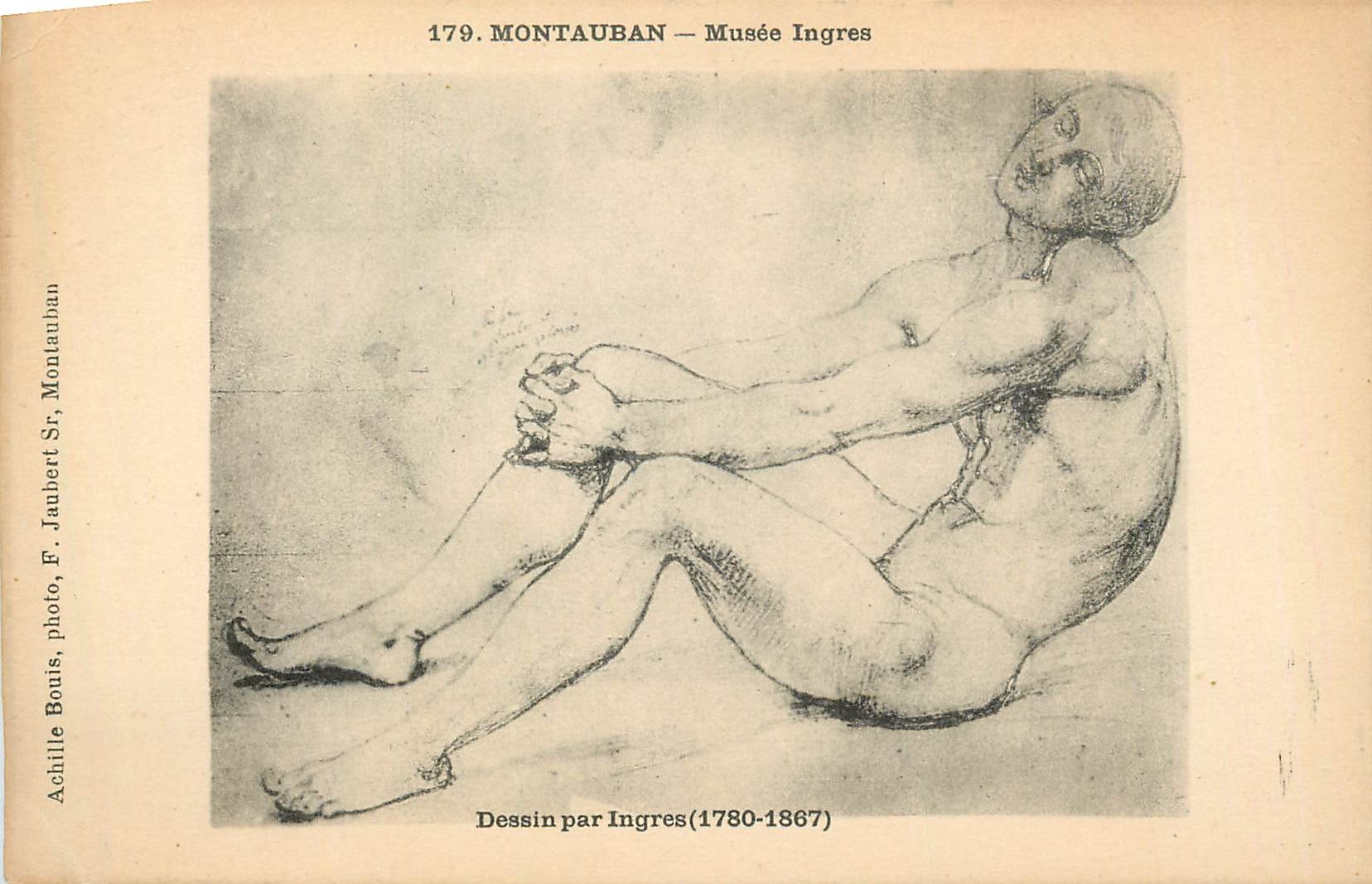 CPA Montauban Musee Ingres Dessin par Ingres 