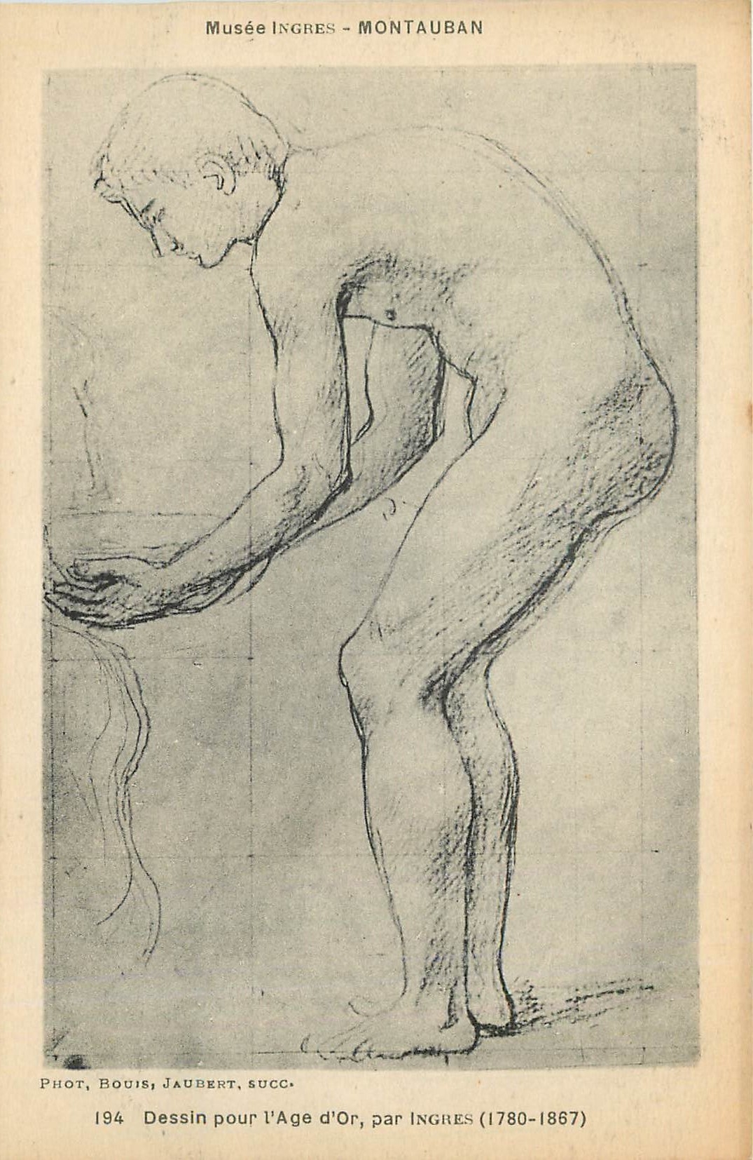 CPA Montauban Musee Ingres Dessin pour l'Age d'Or 