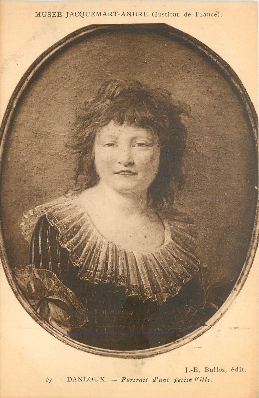 CPA Musee Jacquemart Andre Danloux Portrait d'une petite Fille 