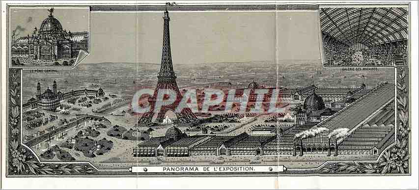 CPA Panorama de l'Exposition Paris