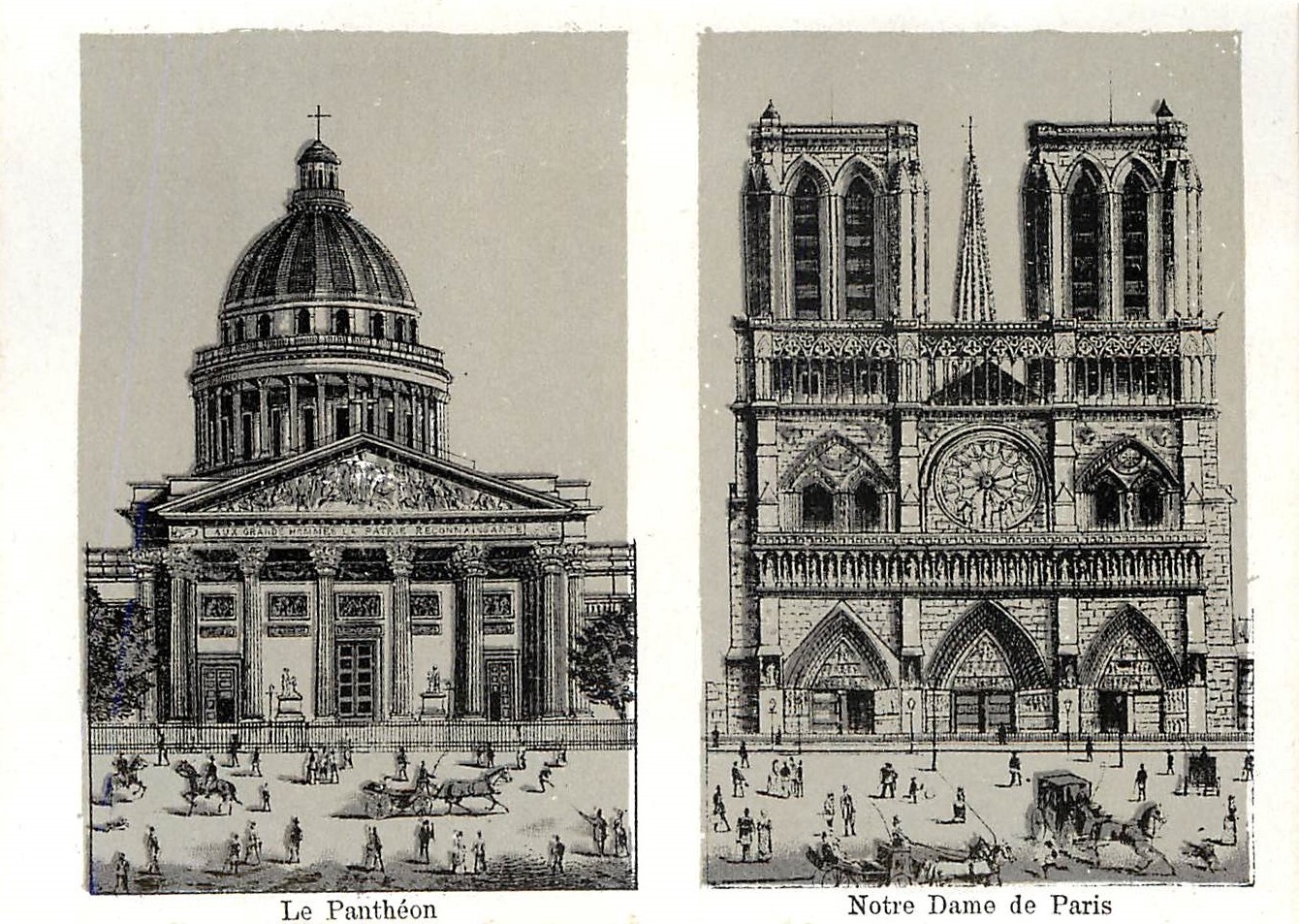 CPA Le Pantheon Notre Dame de Paris 