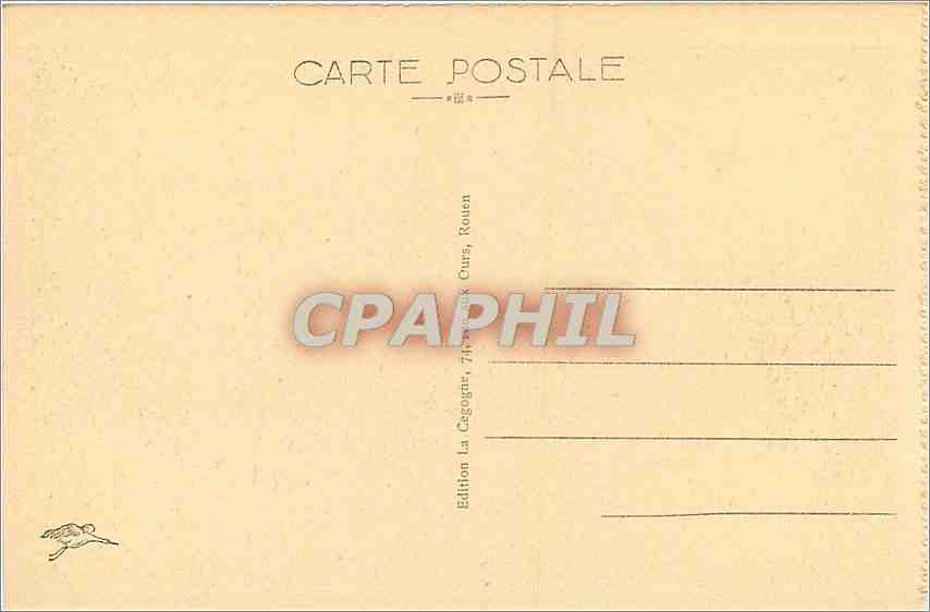CPA Abbaye de Saint Wandrille Merveilleux lavabo  — Rückseite