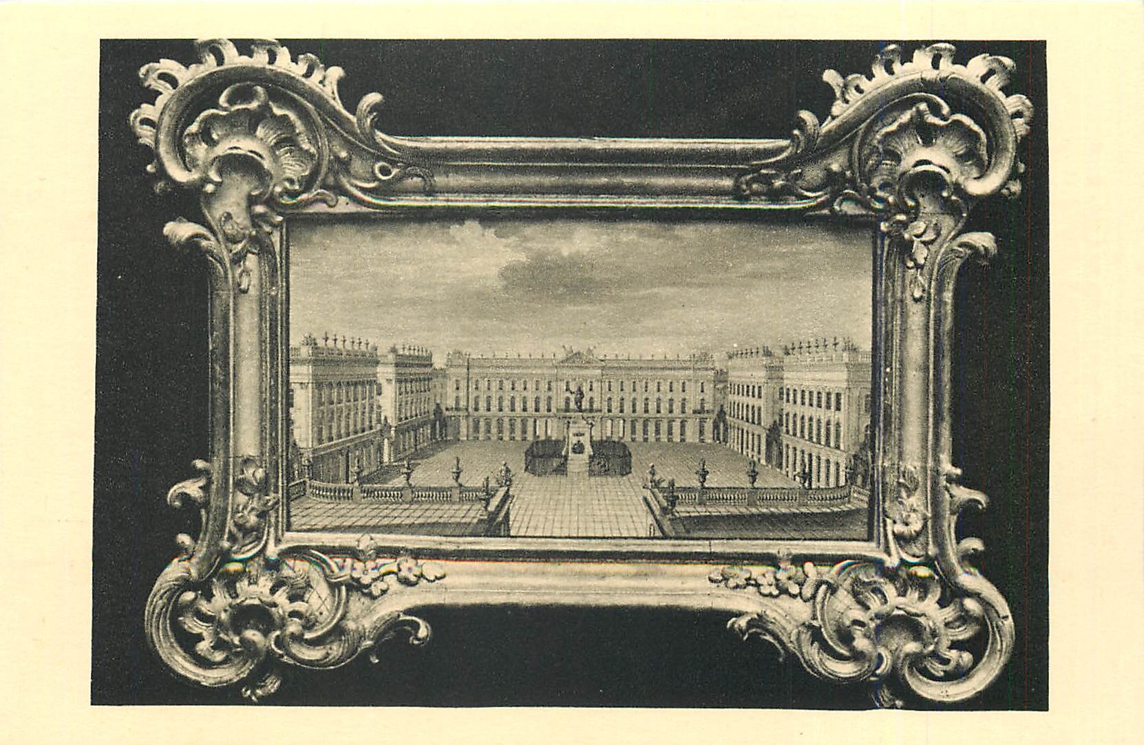 Place royale (aujourd'hui place Stanislas) — Nancy — Musée historique lorrain, série III, gouache de l'atelier d'Héré