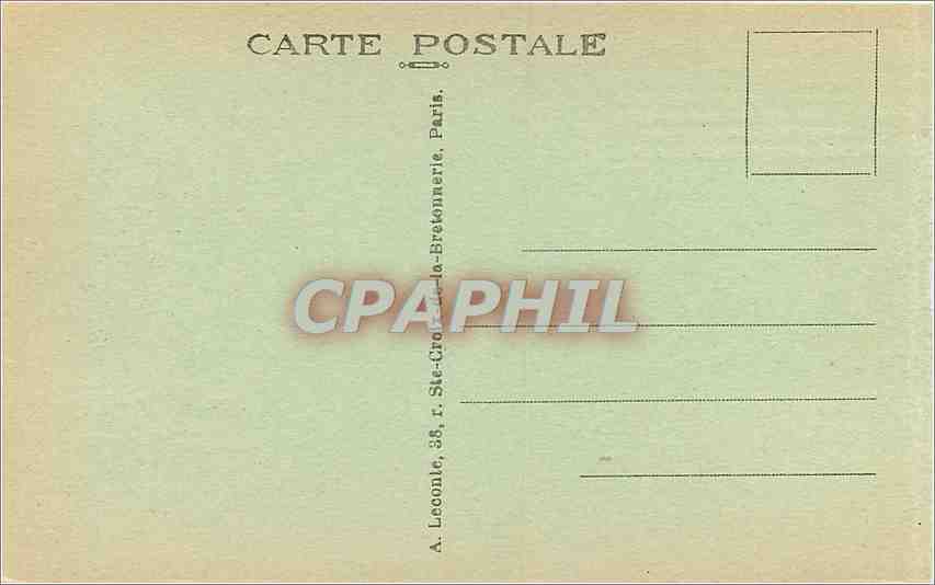 CPA Paris Notre Dame La Facade  — Rückseite