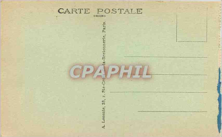 CPA Paris La Sacre Coeur  — Rückseite