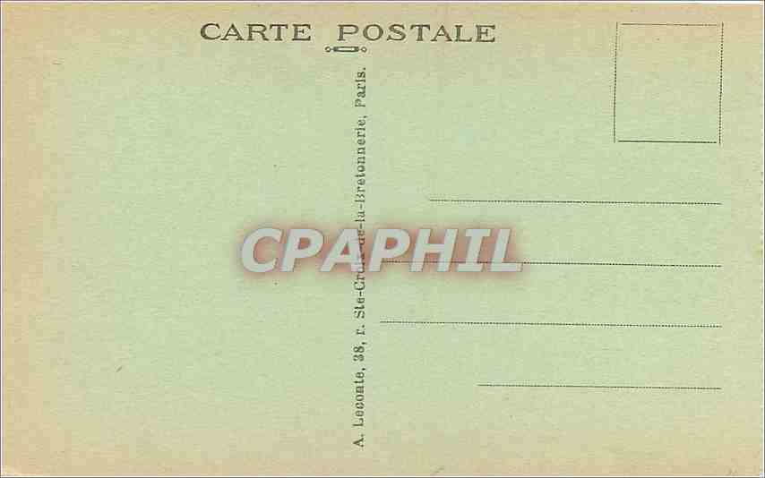 CPA Paris Place de la Bastille et Colonne de Juillet  — Rückseite