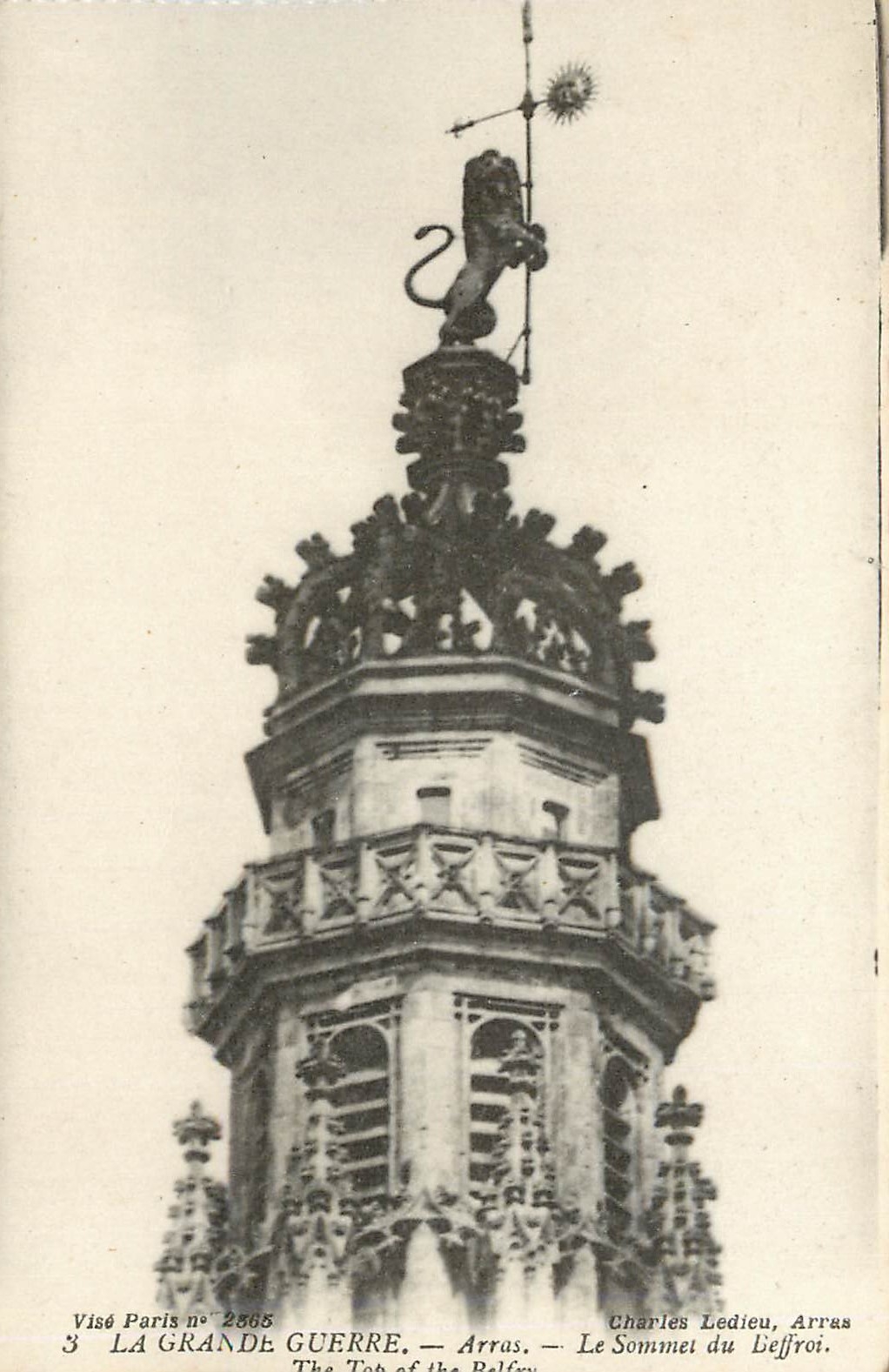 Le Sommet du Belfroi — Arras — Charles Ledieu, Arras