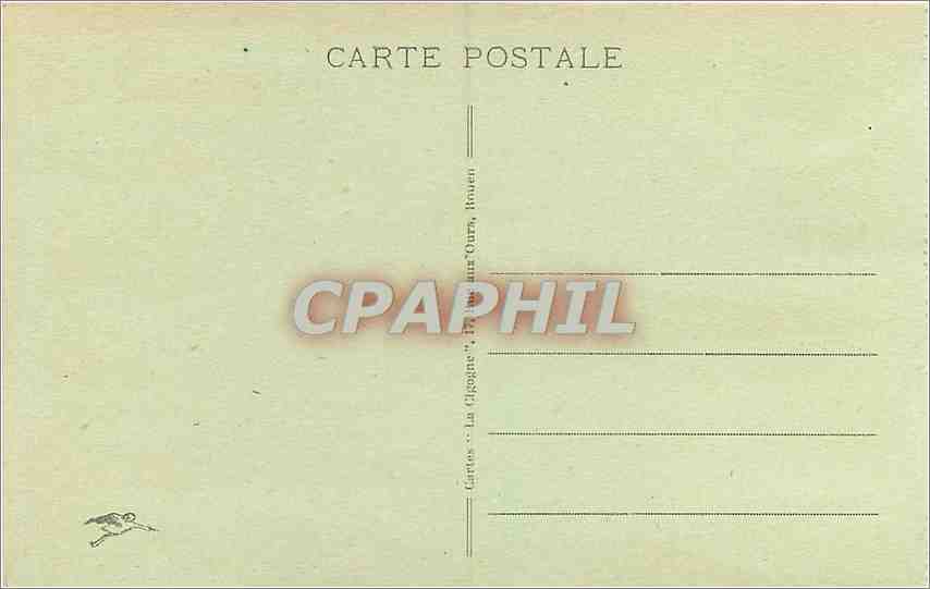CPA Rouen Vieille Maison Rue St Romain  — Rückseite