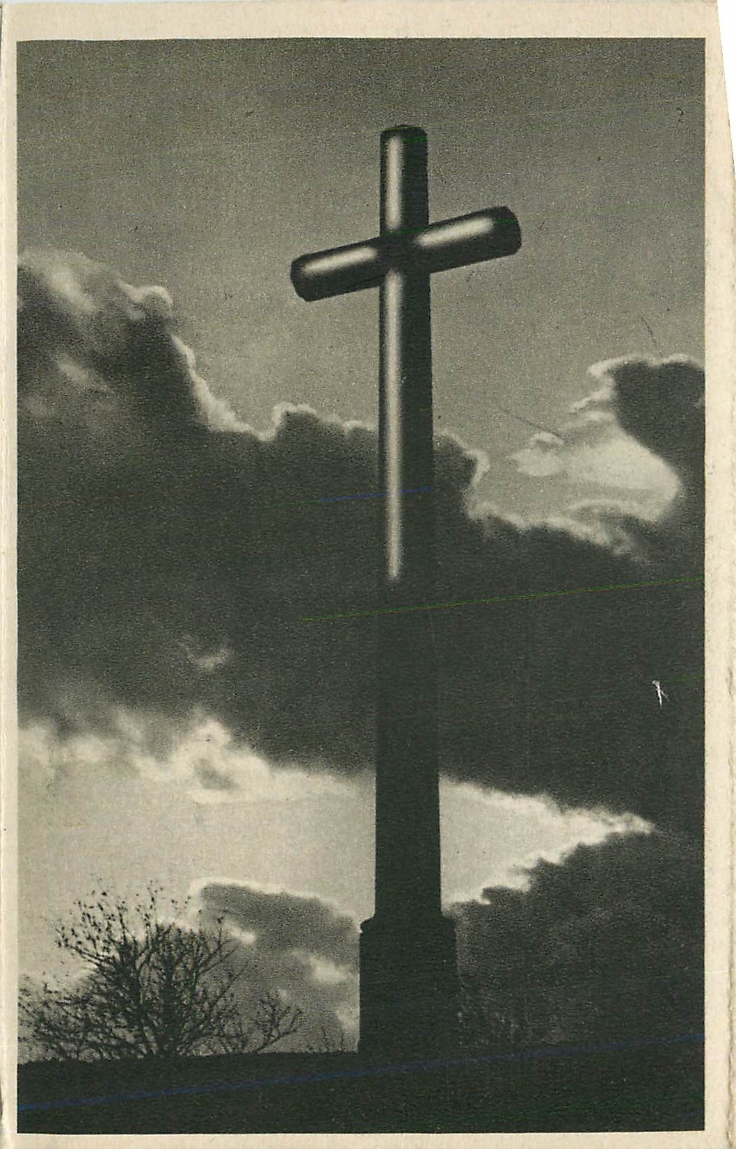 CPA Croix lumineuse Vieil Armand 