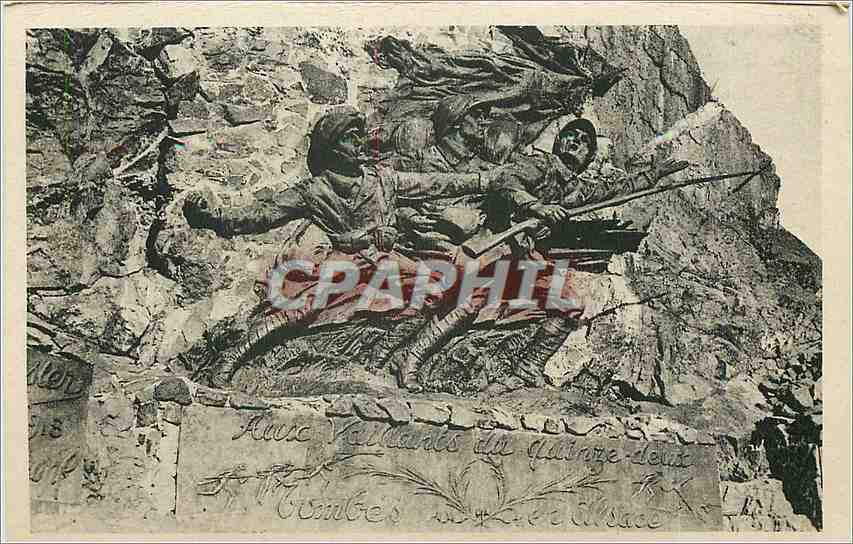 CPA Monument du 152 Regiment d'Infanterie au Hartmannswillerkopf 