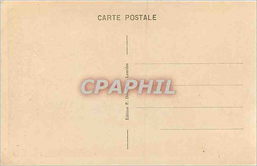 CPA Premiere Station du Calvaire de ND de Lourdes  — Verso