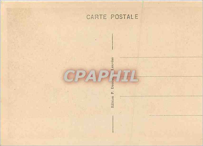 CPA Calvaire de Lourdes II Station Jesus est charge de sa Croix  — Verso