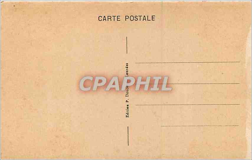 CPA Calvaire de Lourdes XIV Station Jesus est remis dans le Sepulcre  — Verso