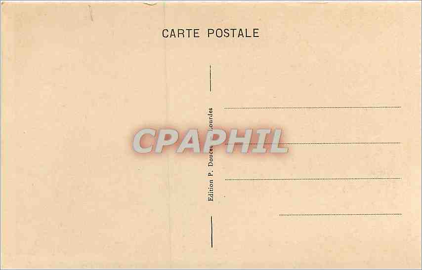CPA Calvaire de Lourdes XIII Station Jesus et descendu de la Croix et remis a sa mere  — Verso