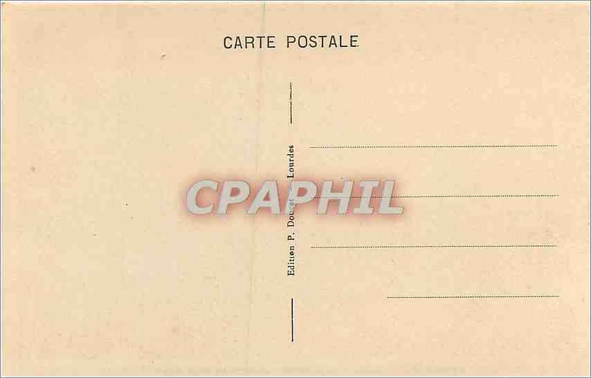 CPA Calvaire de Lourdes XII Station Jesus meurt sur la Croix  — Verso