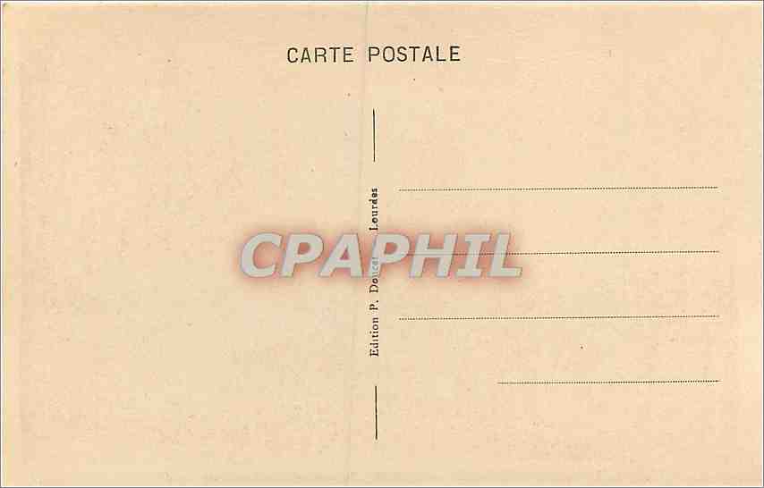 CPA Calvaire de Lourdes XI Station Jesus est attache a la Croix  — Verso