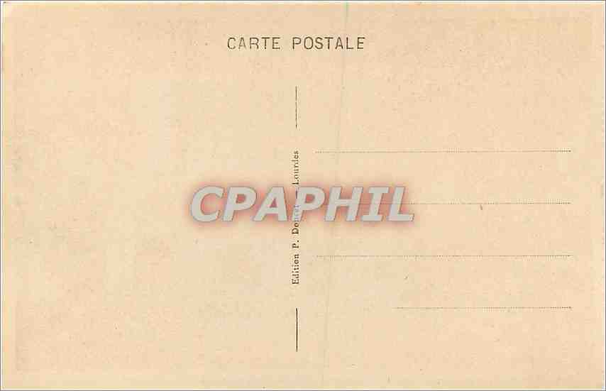 CPA Calvaire de Lourdes VI Station Une femme pieuse la face de Jesus  — Verso