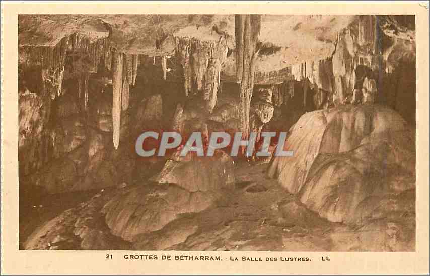 CPA Grottes de Betharram La Salle des Lustres 