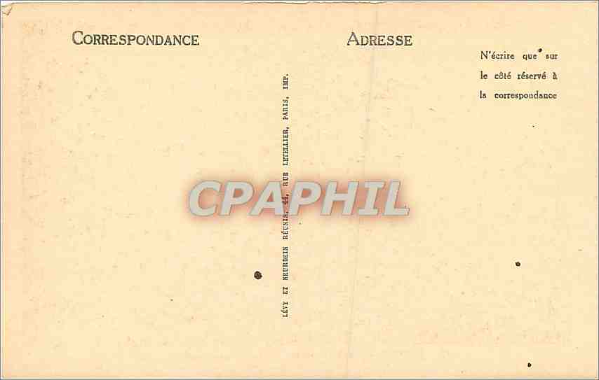 CPA Grottes de Betharram Le Palais des Fees  — Verso