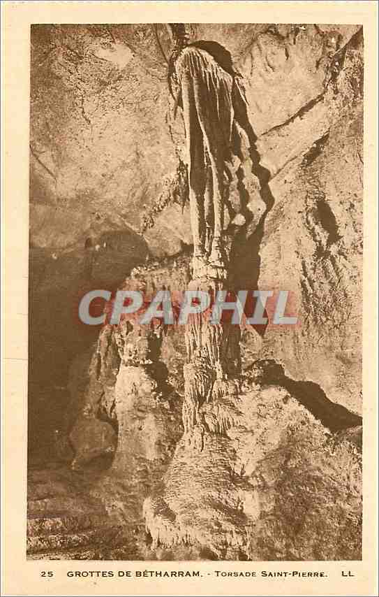 CPA Grottes de Betharram Torsade Saint Pierre 