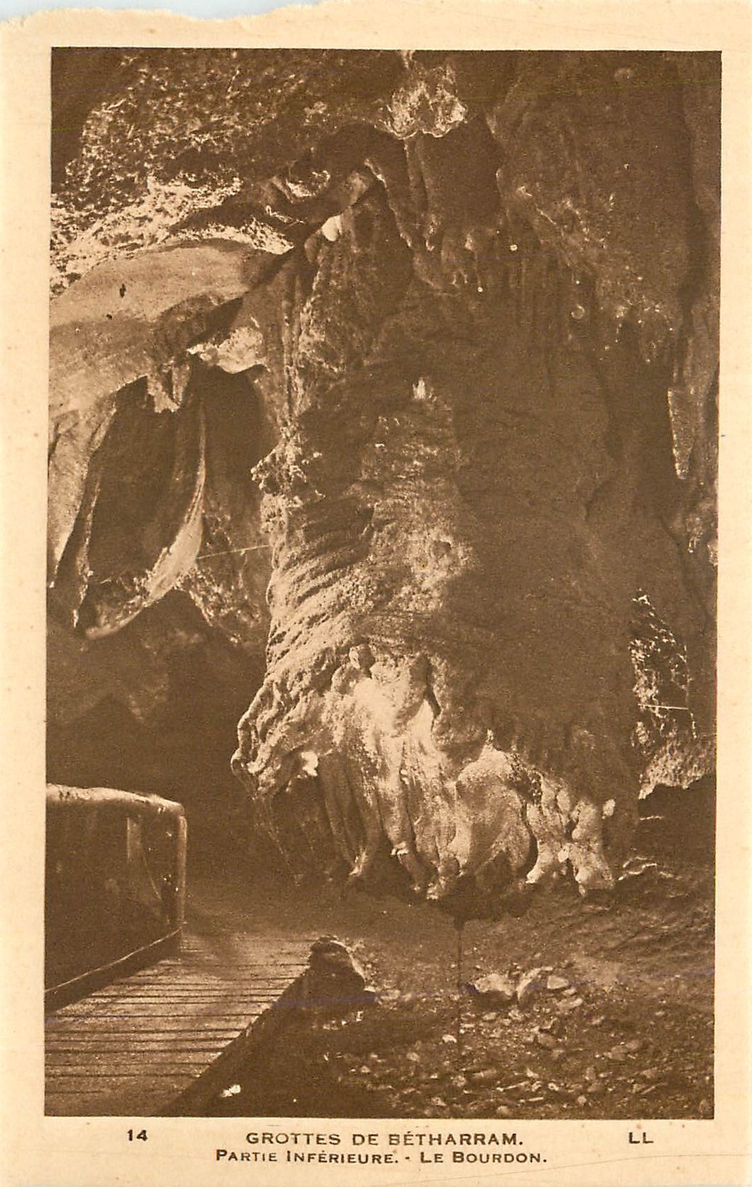 CPA Grottes de Betharram Partie Inferieure Le Bourbon 