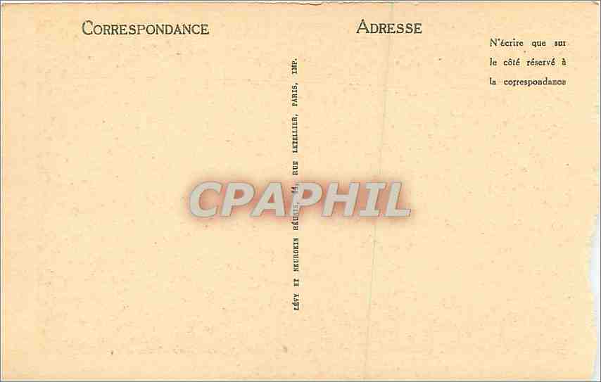 CPA Grottes de Betharram Partie Inferieure Le Bourbon  — Rückseite