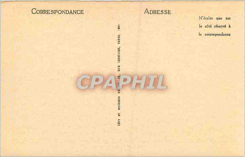 CPA Grottes de Betharram Partie Superiere Colonnes en Formation  — Rückseite