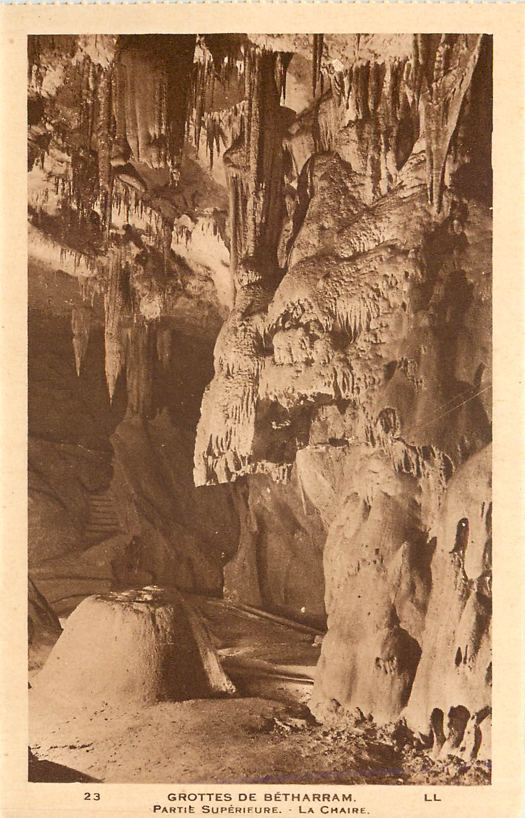 CPA Grottes de Betharram Partie Superieure La Chaire 