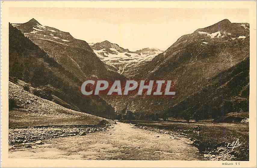 CPA Pyrenees Ocean Luchon Vallee et Torpent du Lys 