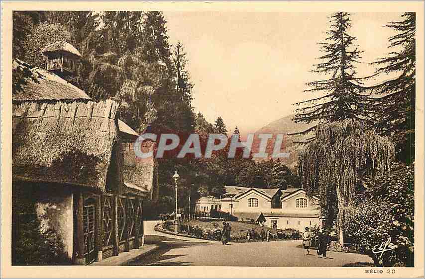 Luchon - Mouvrelle du Pré et les Thermes — Héliogravure Labouche, Toulouse, n°259
