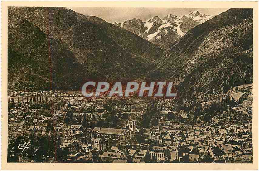 CPA Luchon Vue generale 