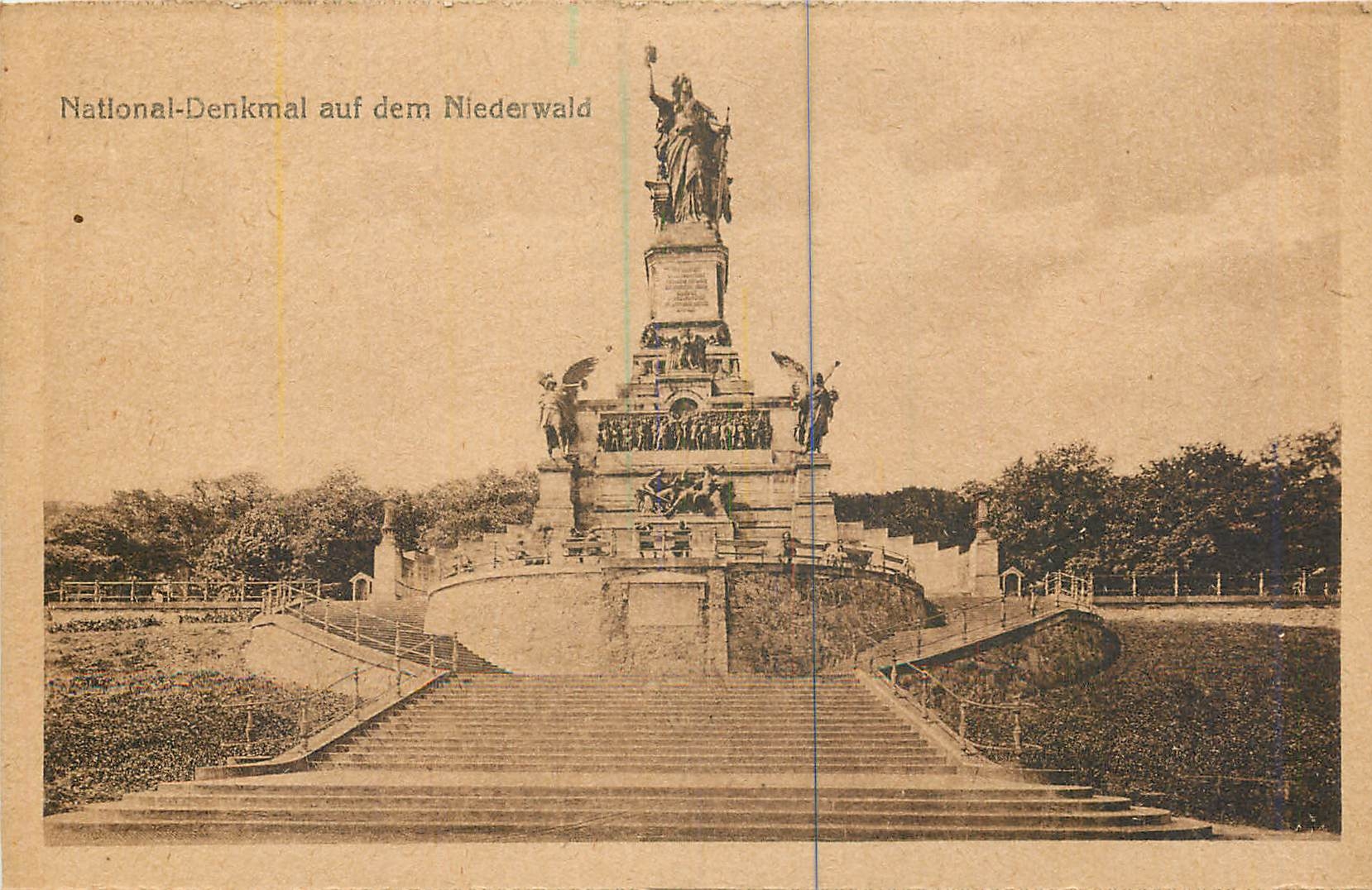 CPA National Denkmal auf dem Niederwald 
