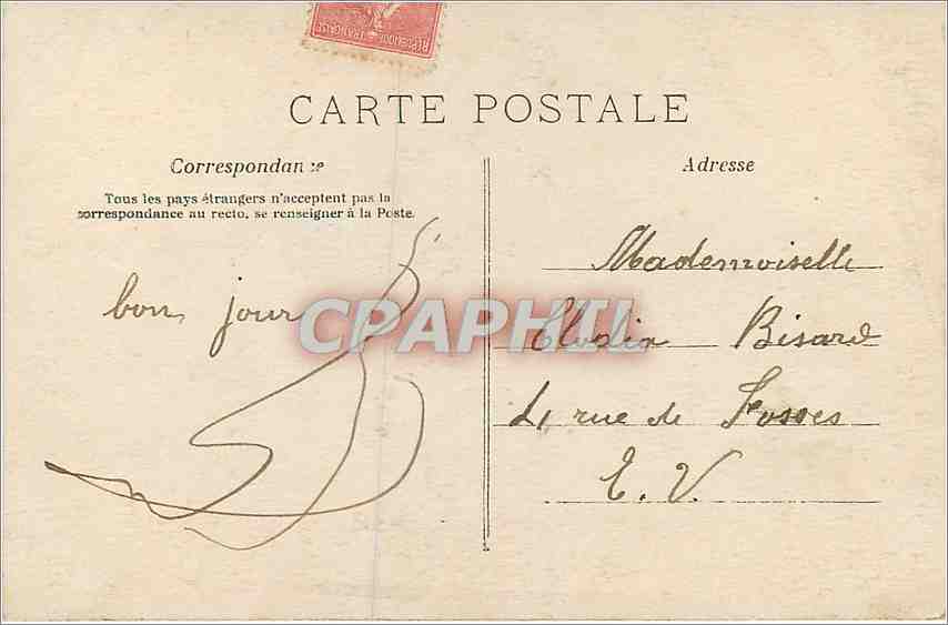 CPA Si mes levres disaient Femme — Rückseite