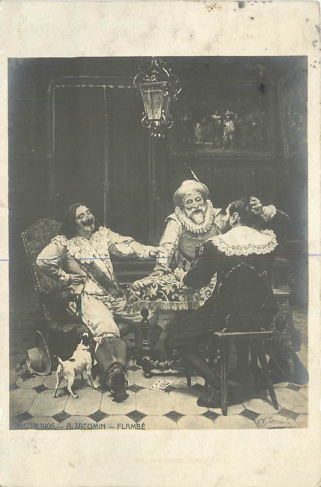 CPA Salon 1905 A jacomin Flambe 