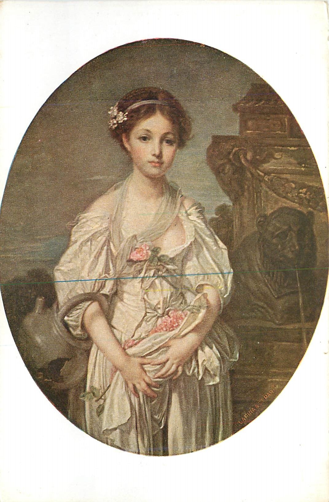 CPA Jean Baptiste Greuze La Cruche cassee 