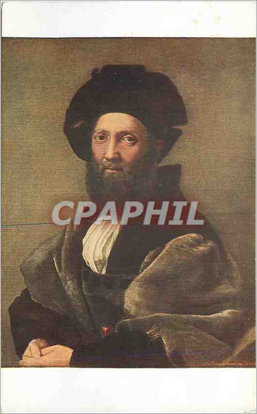 CPA Raphael Sanzio Portrait de Balthazar Castigliano 