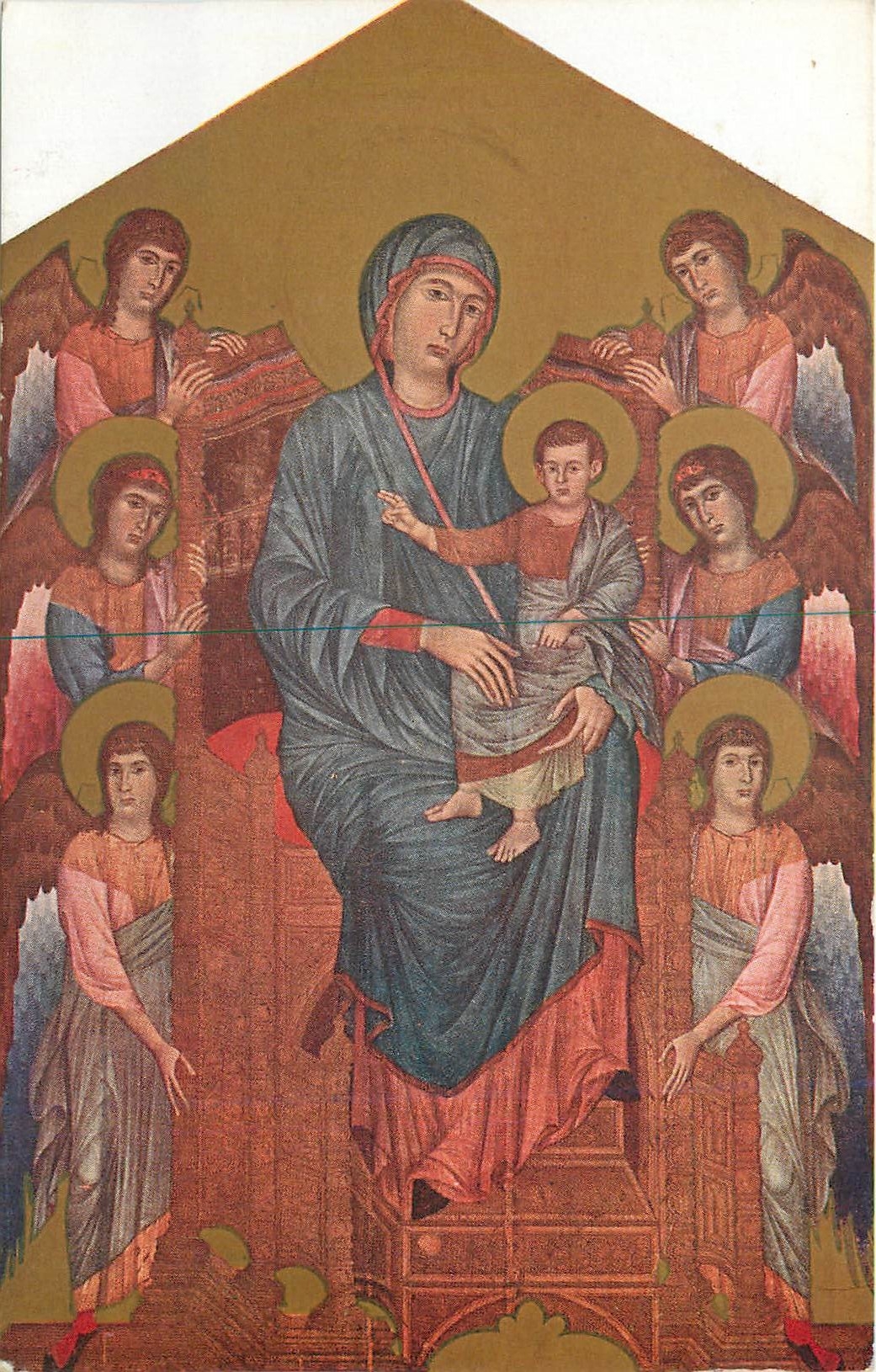 CPA Giovanni Cimarue La Vierge aux Anges 
