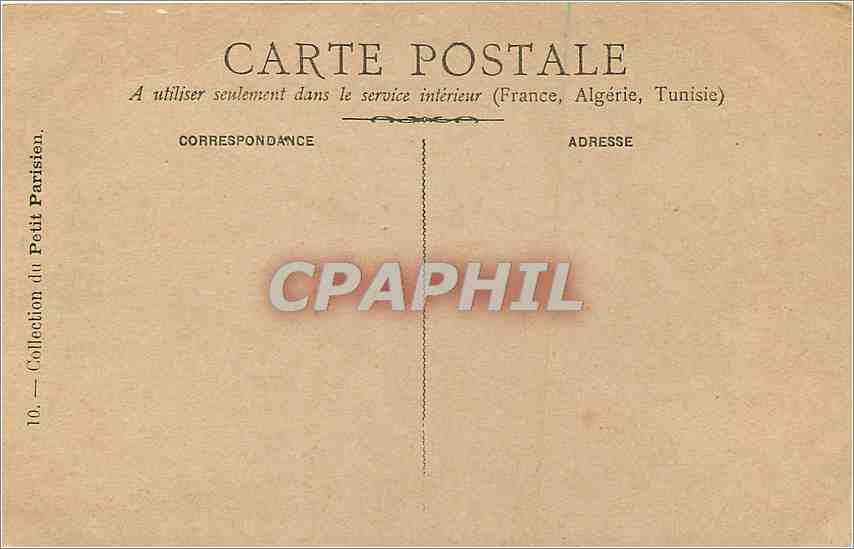 L'Éventail Louis XV — Éditeur Petit Parisien, n°10 — Verso