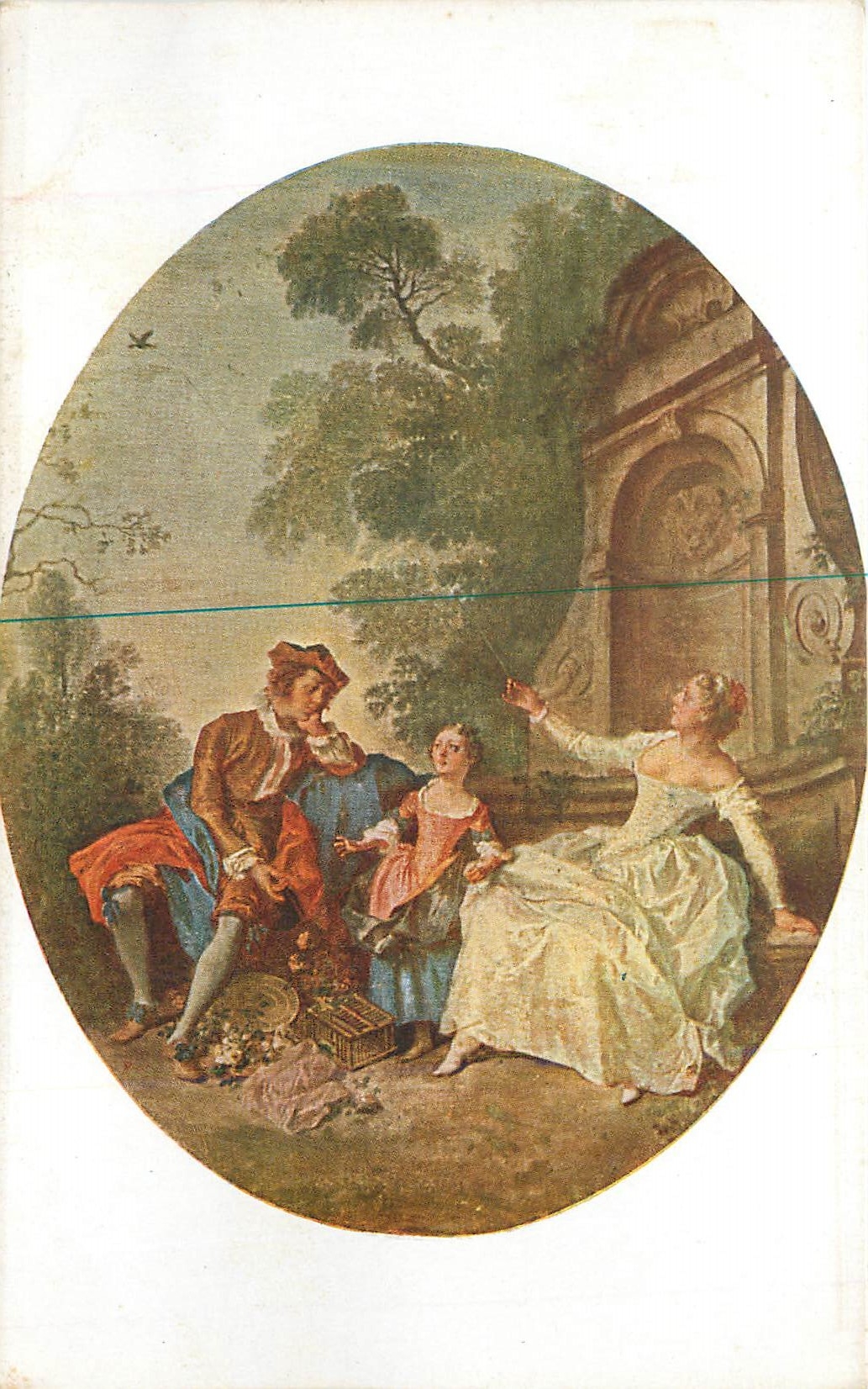 CPA Nicolas Lancret L'Innocence 