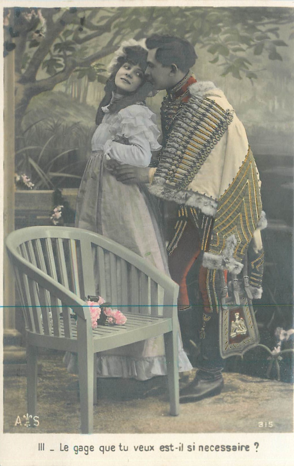 Scène de théâtre — scène III — éditeur A&S n°315