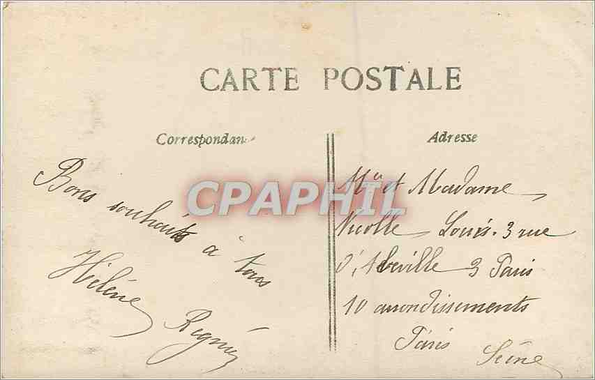 CPA Bonne et Heureuse Annee Enfant — Rückseite