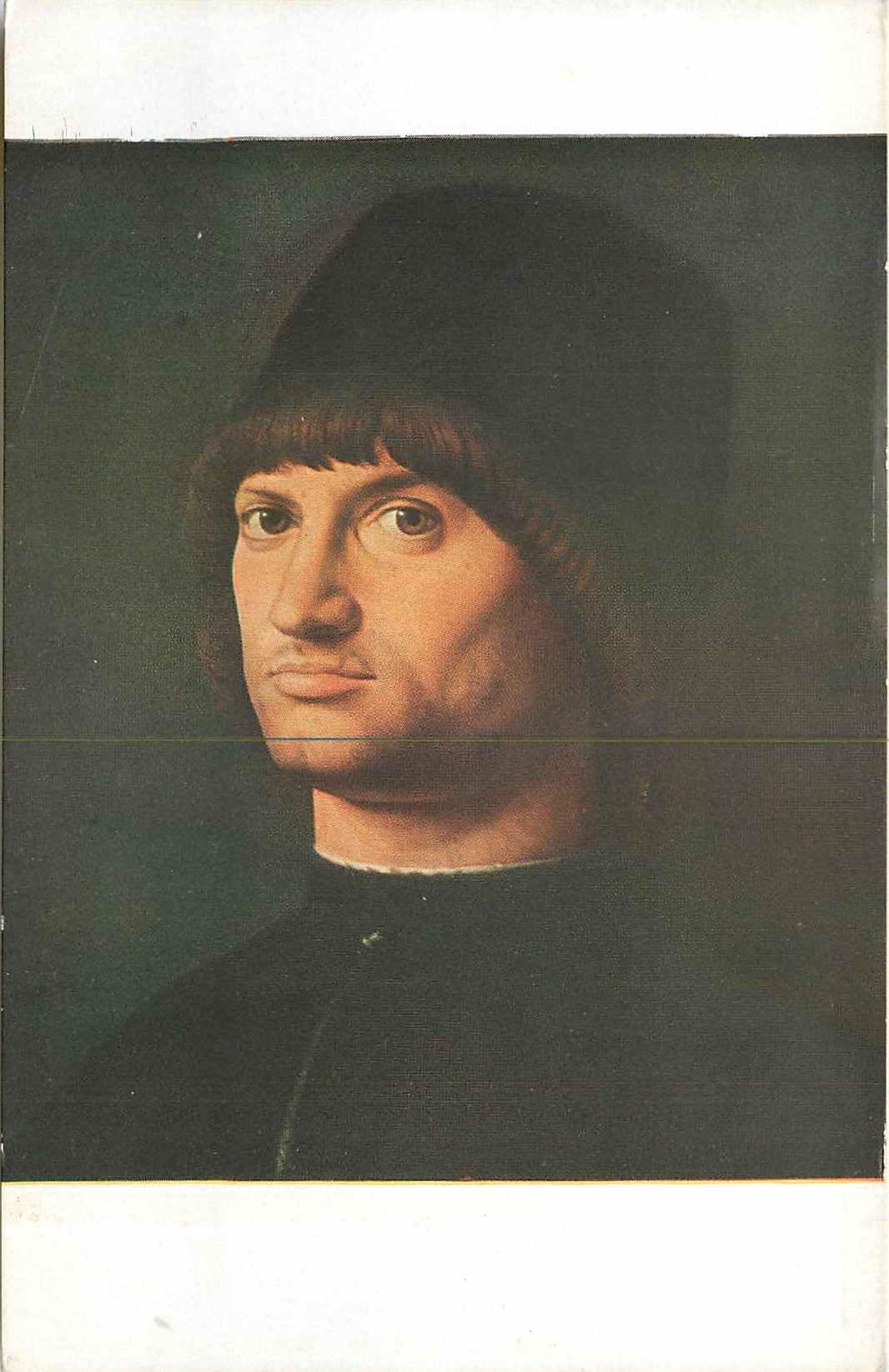 CPA Antonello Portrait d'honne dit le Condottiere 