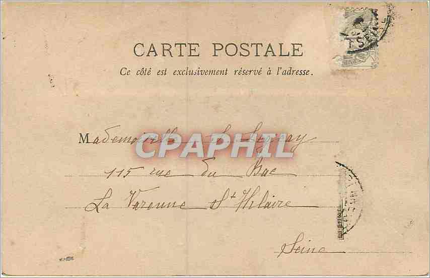 CPA Douce causerie  — Rückseite