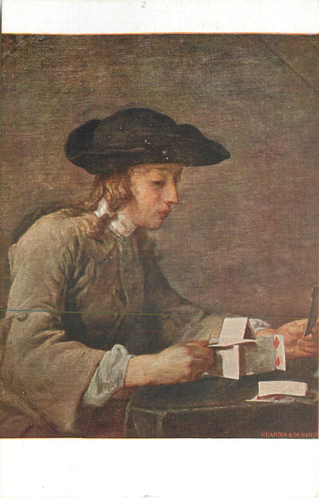 CPA JBF Chardin Le Chateau de cartes 