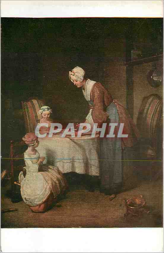CPA Jean Baptiste Francois Chardin Le Benedicite 