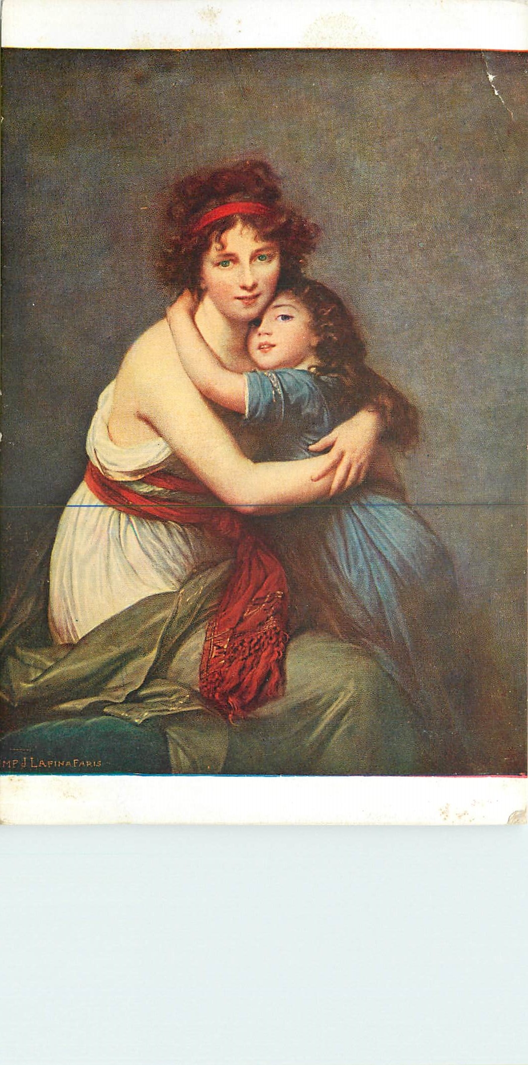 CPA Mme EL Vigee Lebrun Portrait de Mme Viger Lebrun et de sa fille 