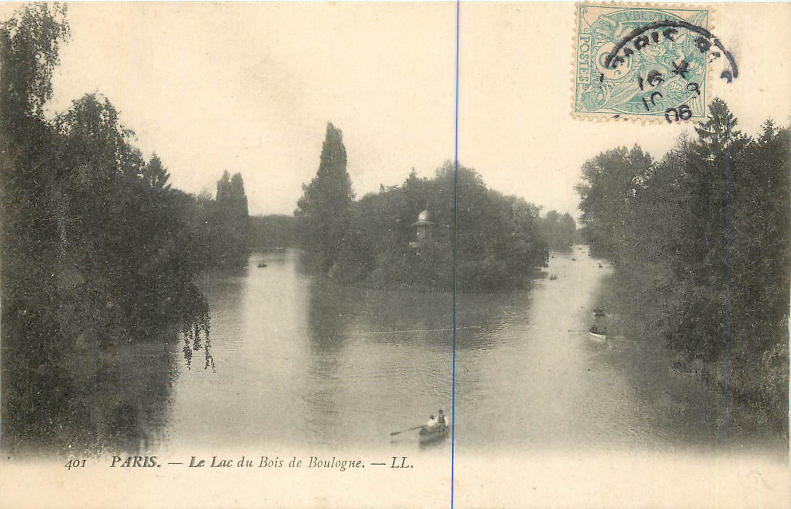 CPA Paris Le Lac du Bois de Boulogne 