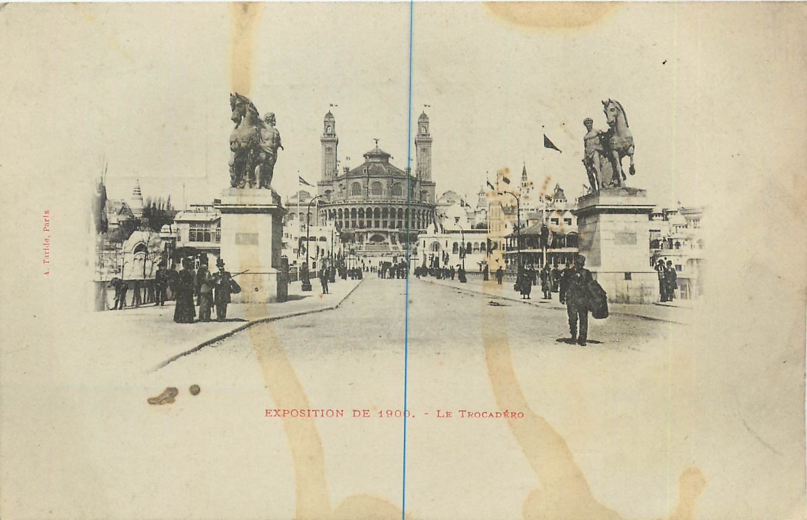 CPA Exposition de 1900 Le Trocadero Paris