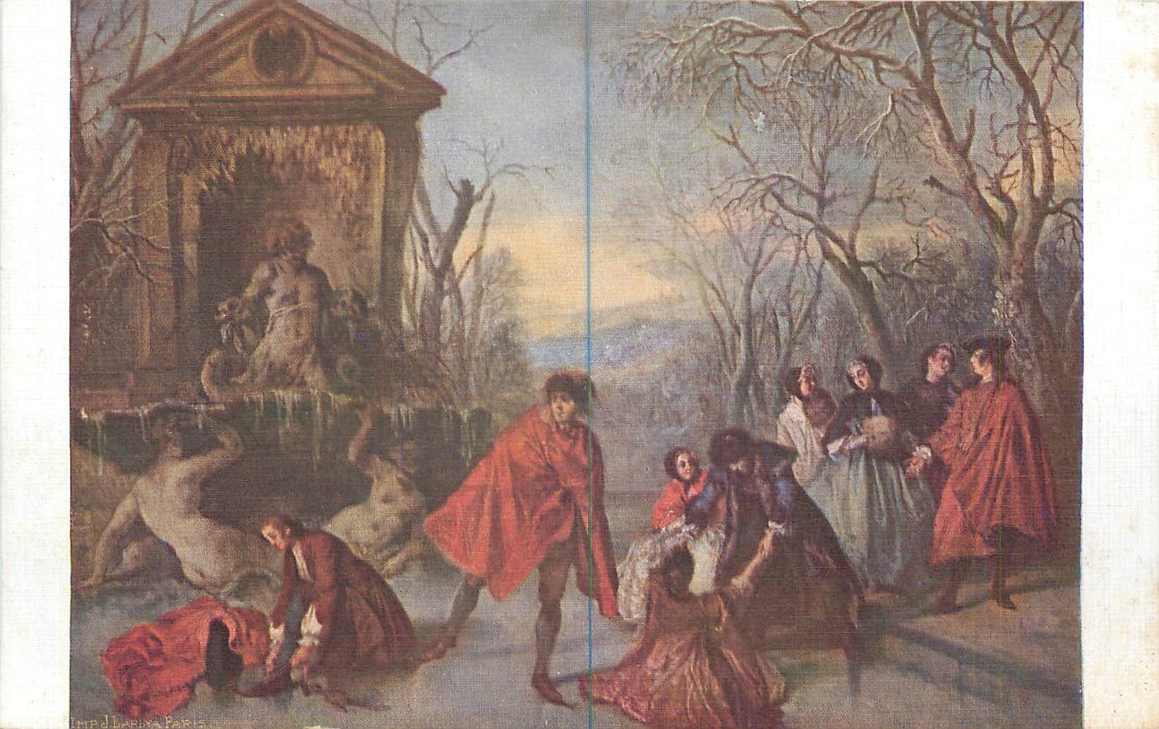 CPA Nicolais Lancret L'hiver 